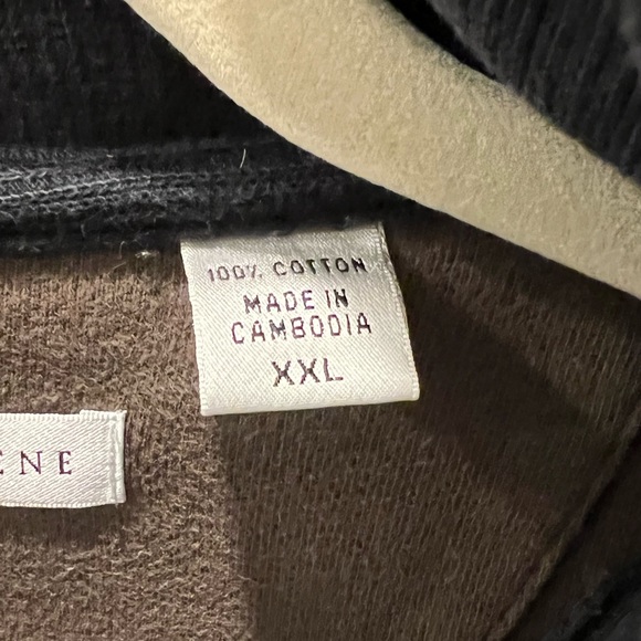 GEOFFREY BEENE - brown quarter zip, size XXL, worn once & in perfect condition - Picture 5 of 5